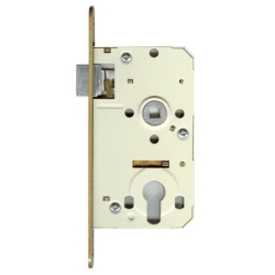 Z012 - Zamek drzwiowy 60/50 mm na wkładkę z dźwignią
